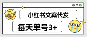 『高端精品』外面车费29.9的小红书文案 文章代发 每天单号3+ 不限制账号数量『任务平台+使用教程』-网创之家