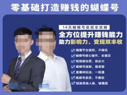 蝴蝶号专栏-视频号运营教程,零基础打造挣钱的蝴蝶号,14天蝴蝶号变现全攻略-网创之家