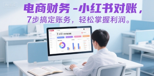 电商财务-小红书对账,7步搞定账务,轻松掌握利润-网创之家