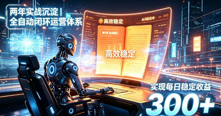 两年实战沉淀｜全自动闭环运营体系，实现每日稳定收益300+【揭秘】-网创之家
