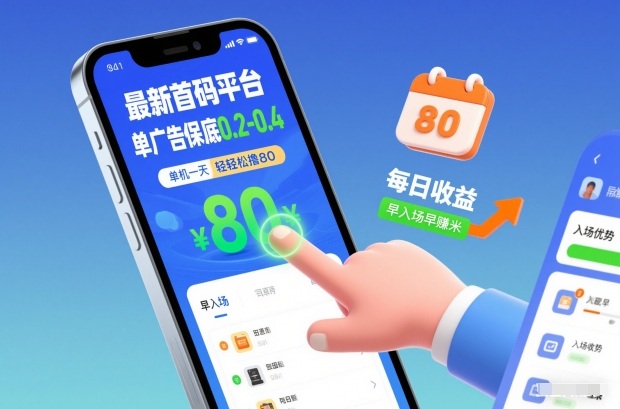 最新首码平台，单广告保底0.2-0.4，单机一天轻松撸80，早入场早賺米【揭秘】-网创之家