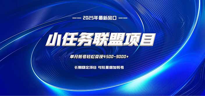 小任务联盟项目：一台电脑每天只需10分钟，轻松简单稳定-网创之家