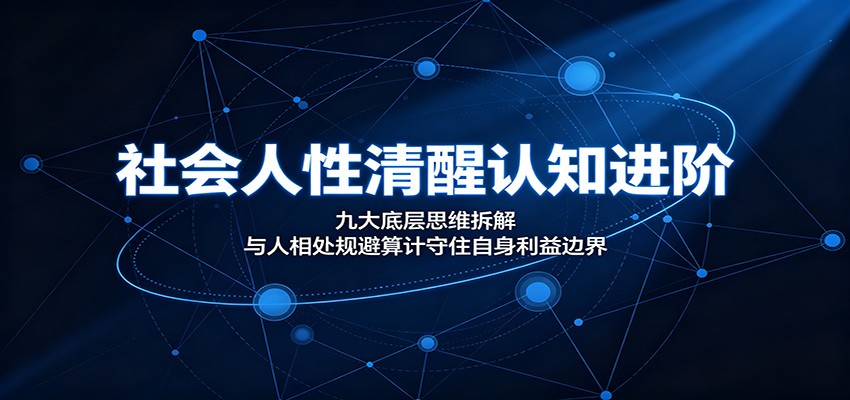 社会人性清醒认知进阶：九大底层思维拆解，与人相处规避算计守住自身利益边界-网创之家