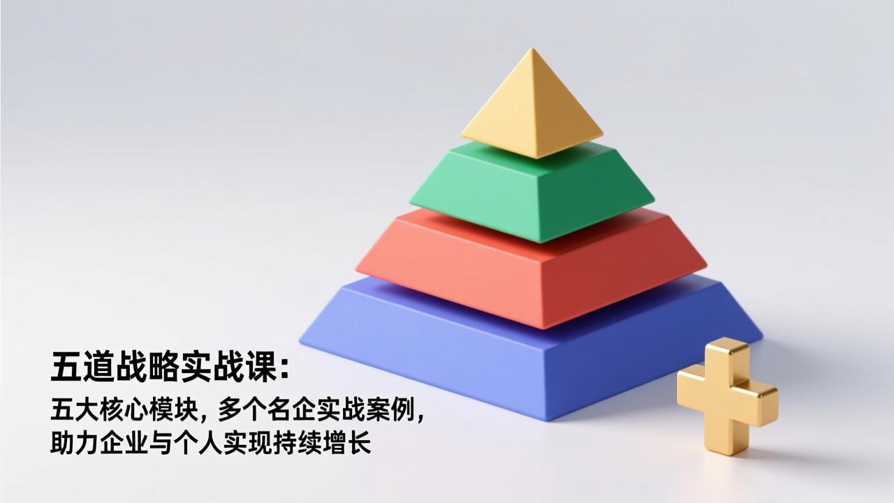 五道战略实战课：五大核心模块，多个名企实战案例，助力企业与个人实现持续增长-网创之家