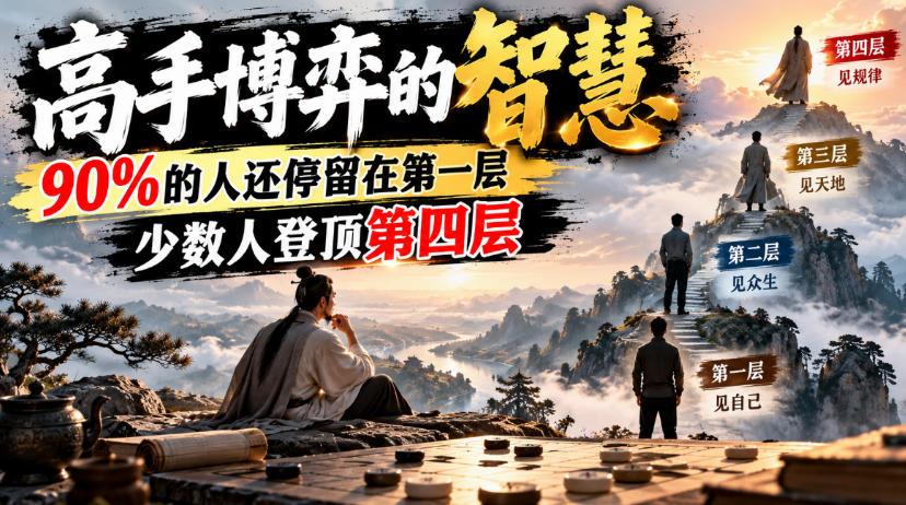 付费文章：高手博弈的智慧，90%的人还停留在第一层，少数人登顶第四层-网创之家