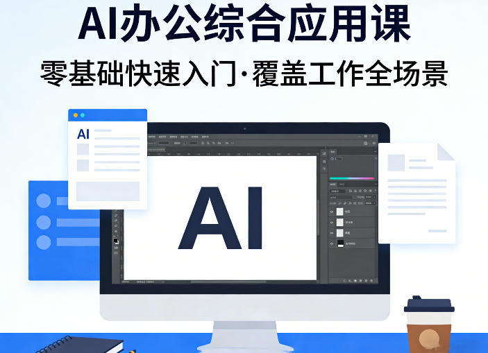 AI办公综合应用课，零基础快速入门，覆盖了工作中各种应用场景-网创之家