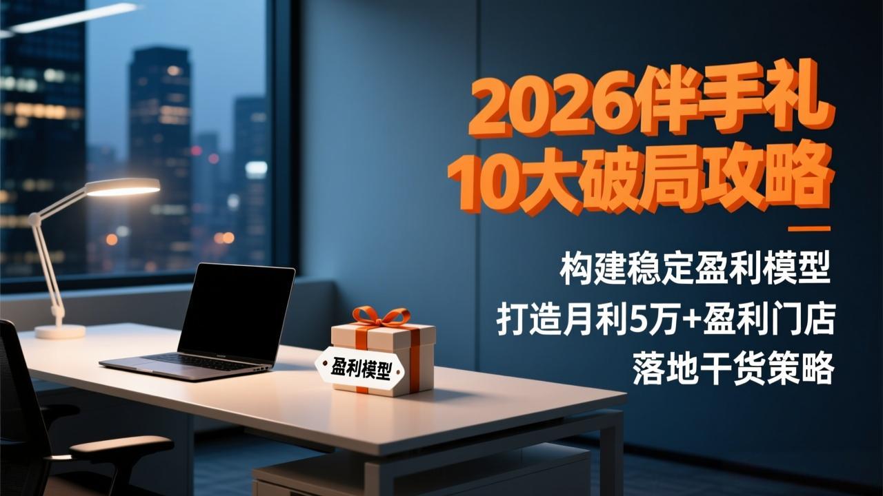 2026伴手礼10大破局攻略：构建稳定盈利模型，打造月利5万+盈利门店，落地干货策略-网创之家