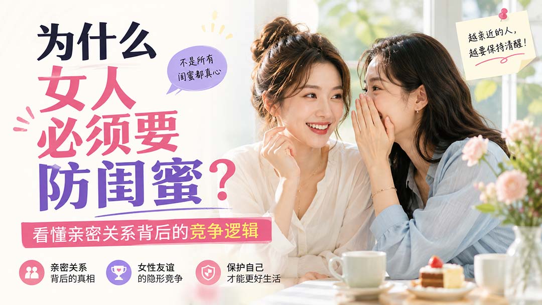付费文章：为什么女人必须要防闺蜜？看懂亲密关系背后的竞争逻辑-网创之家