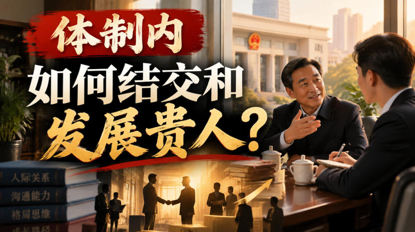 某公众号付费文章：体制内，如何结交和发展贵人?-网创之家