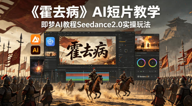 《霍去病》AI短片教学，即梦AI教程Seedance2.0实操玩法-网创之家