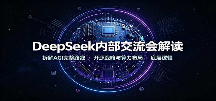 DeepSeek内部交流会解读：拆解AGI完整路线，开源战略与算力布局底层逻辑-网创之家