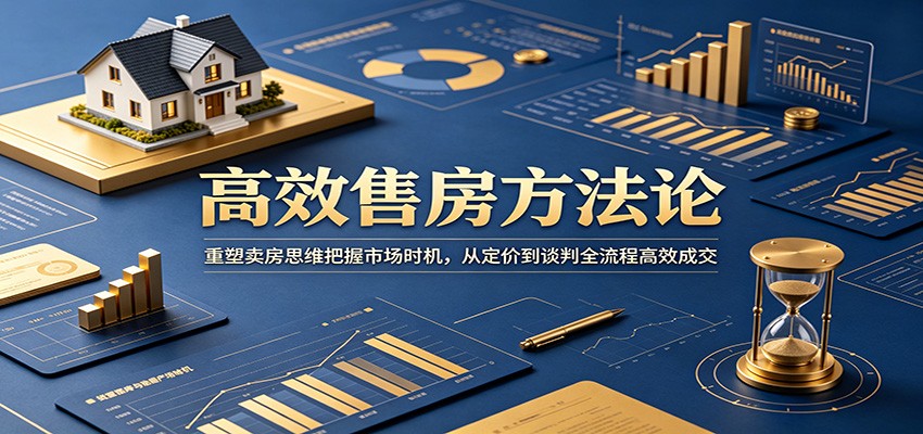 高效售房方法论：重塑卖房思维把握市场时机，从定价到谈判全流程高效成交-网创之家