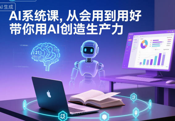 AI系统课，从会用到用好，带你用AI创造生产力-网创之家