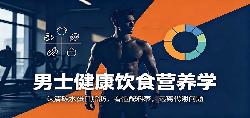 男士健康饮食营养学：认清碳水蛋白脂肪，看懂配料表，远离代谢问题-网创之家