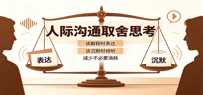 人际沟通取舍思考：分清解释与沉默边界，拿捏职场生活沟通分寸减少情绪内耗-网创之家