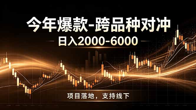 全新跨品种对冲模式上线！日稳定盈利 2000-6000，合规长久可批量放大-网创之家