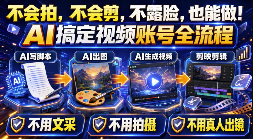 AI短视频起号实战项目，用AI做视频起号，45天涨粉12W，一条广告8.5k，广告接到手软，引流、变现两不误！-网创之家