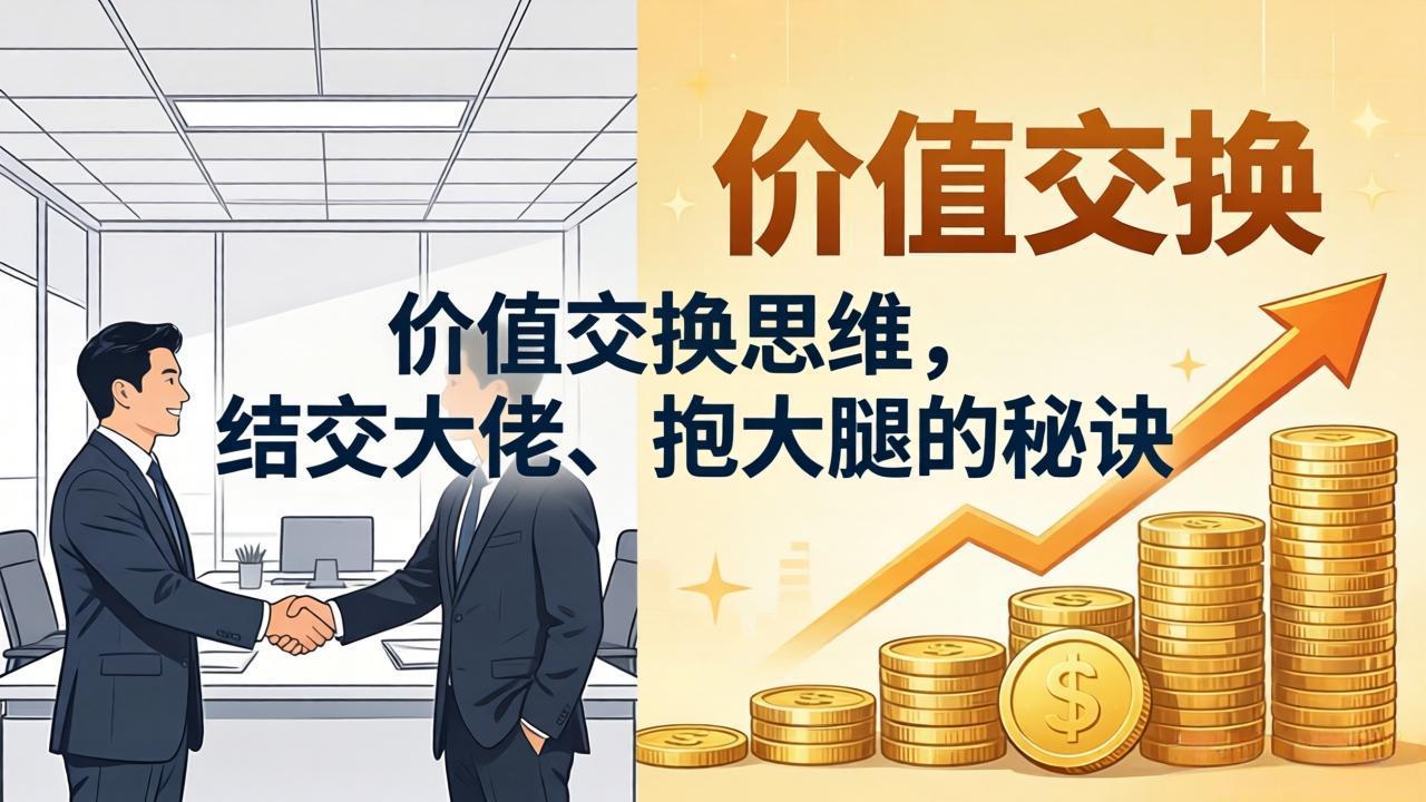 某付费文章：价值交换思维，结交大佬、抱大腿的秘诀-网创之家