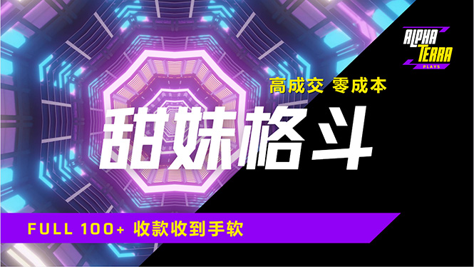 高成交零成本，售卖甜美格斗课程，谁发谁火，加爆微信，日入1000+收款…-网创之家