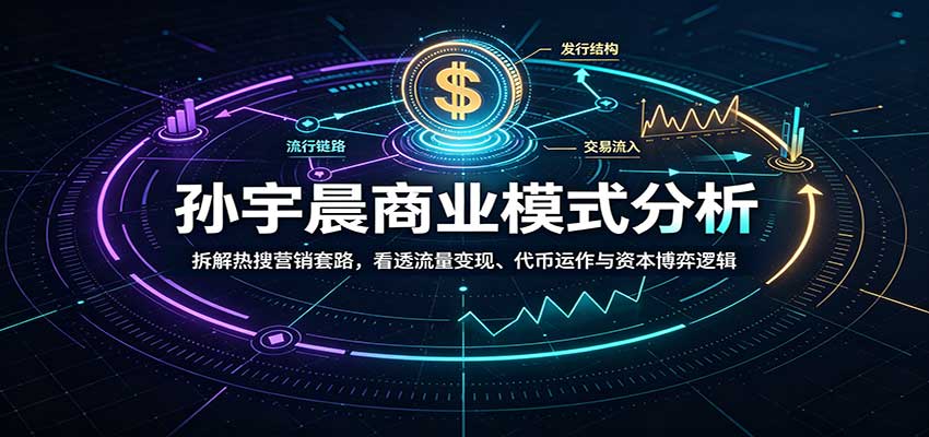 孙宇晨商业模式分析：拆解热搜营销套路，看透流量变现、代币运作与资本博弈逻辑-网创之家