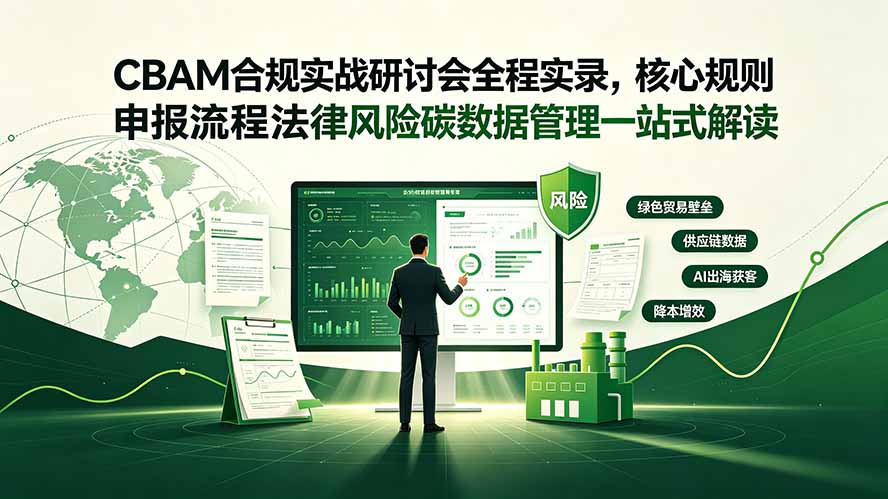 CBAM合规实战研讨会全程实录，核心规则申报流程法律风险碳数据管理一站式解读-网创之家