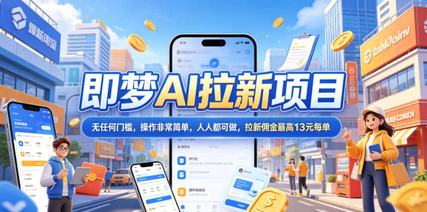 2026年即梦AI拉新项目最新玩法，无任何门槛，操作非常简单，人人都可做，拉新佣金最高13米每单(更新6月30日)-网创之家