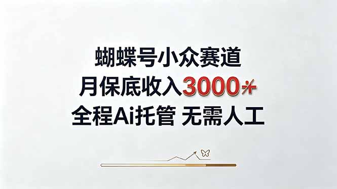 视频号小众领域，月收入3000+， 全程Ai托管操作  新人2天学会！-网创之家