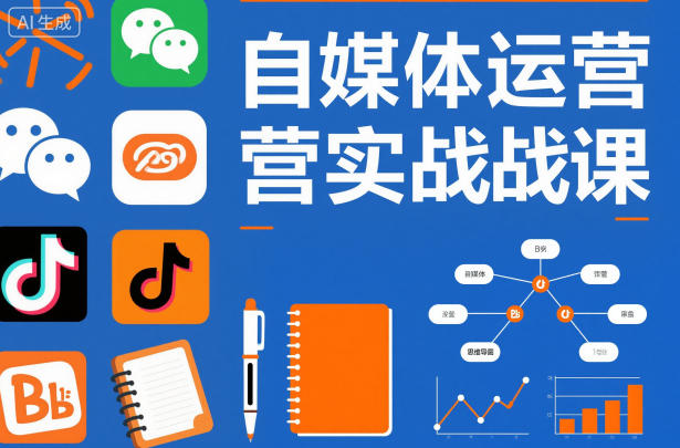 自媒体运营实战课，掌握一套系统的自媒体运营底层方法论，成为优秀的内容创作者-网创之家