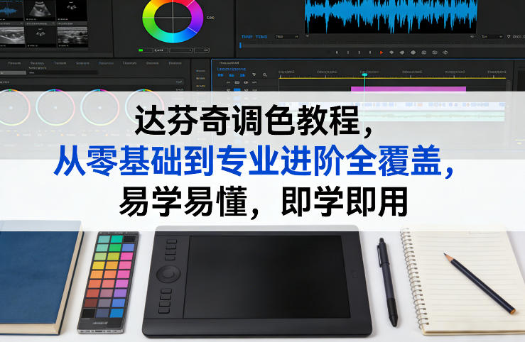 达芬奇调色教程，从零基础到专业进阶全覆盖，易学易懂，即学即用-网创之家