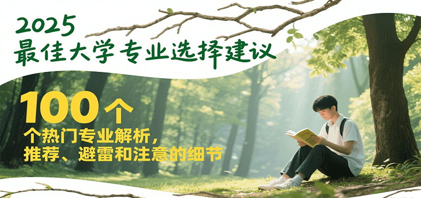2025最佳大学专业选择建议,100个热门专业解析,推荐、避雷和注意的细节-网创之家