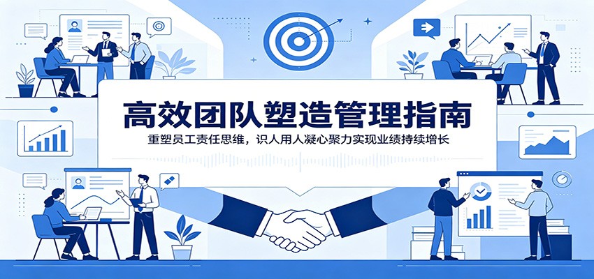 高效团队塑造管理指南:重塑员工责任思维,识人用人凝心聚力实现业绩持续增长-网创之家