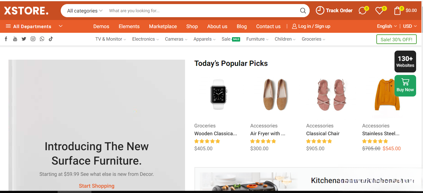 WordPress主题–Xstore v9.5.1 Woocommerce主题 破解版下载-网创之家