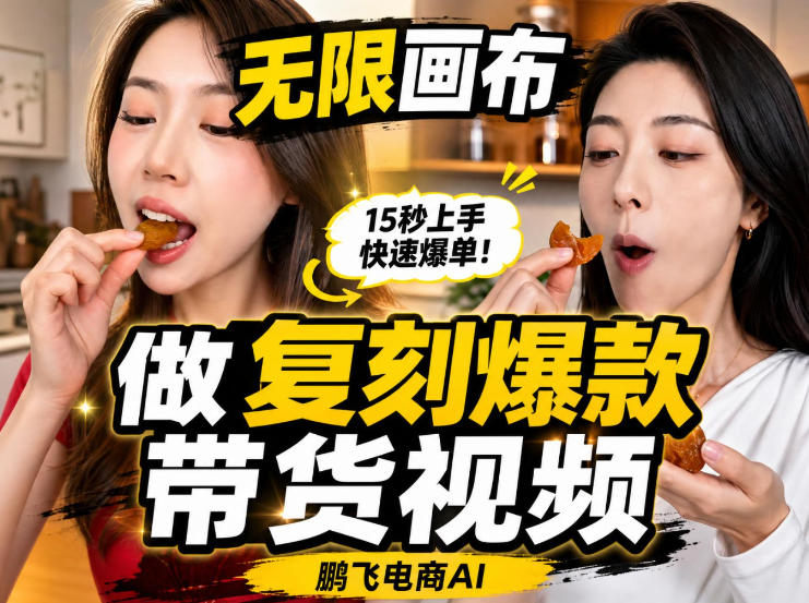 无限画布实操教程，搭一个炸裂级黑科技工作流——一键复刻爆款带货视频-网创之家