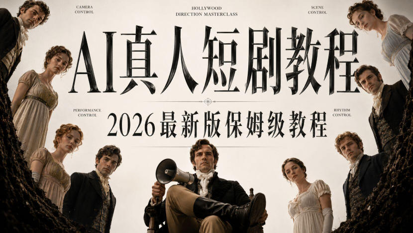 AI真人短剧制作全流程，AI视频大佬专为零基础研制的AI短剧教程，保姆级教程，新手一学就会！-网创之家