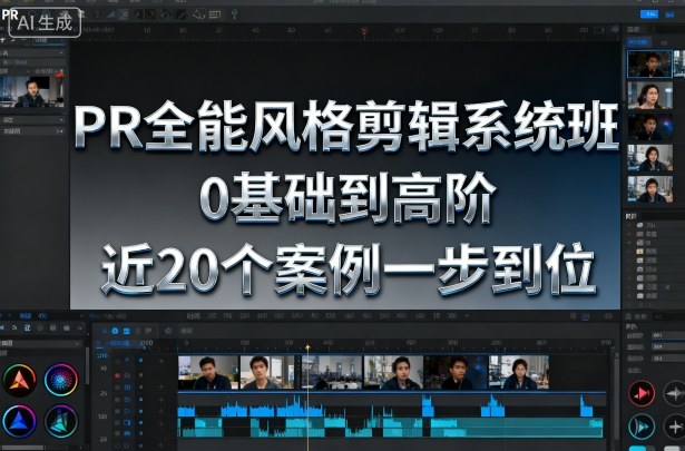 PR全能风格剪辑系统班，0基础到高阶，近20个案例一步到位-网创之家