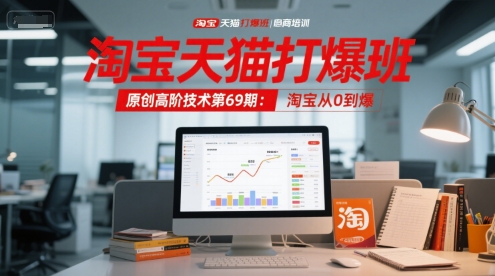 淘宝天猫打爆班原创高阶技术第69期:淘宝从0到爆-网创之家