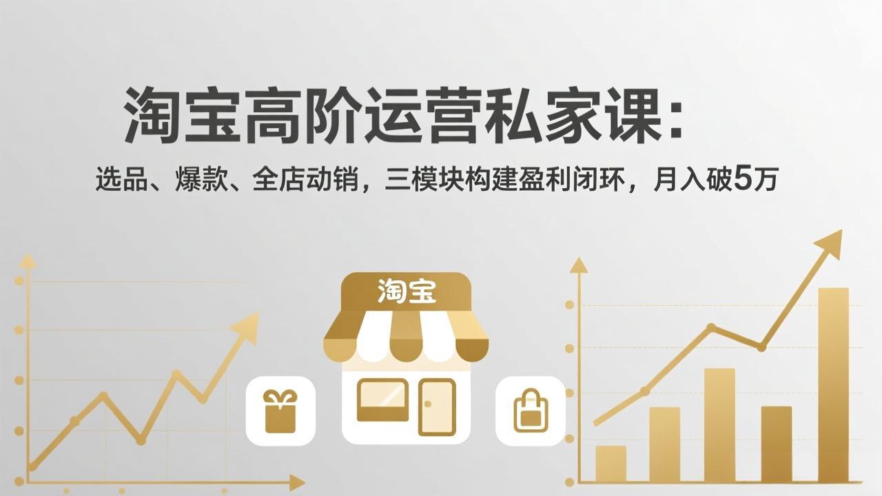 淘宝高阶运营私家课(更新26年4月18-网创之家