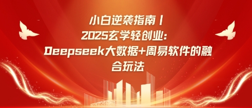 小白逆袭指南，2025玄学轻创业：Deepseek大数据+周易算法的融合玩法-网创之家