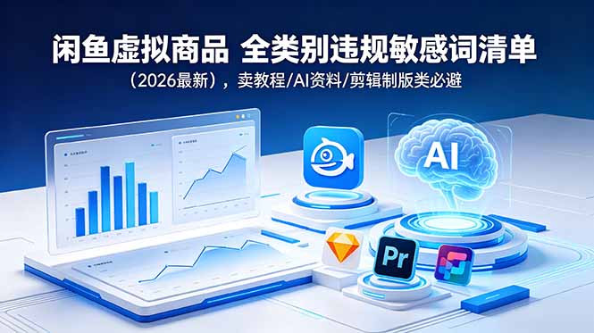闲鱼虚拟商品 全类别违规敏感词清单(2026最新-网创之家