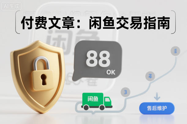 付费文章：闲鱼交易指南，怎么才能降低被坑被马扁的概率-网创之家