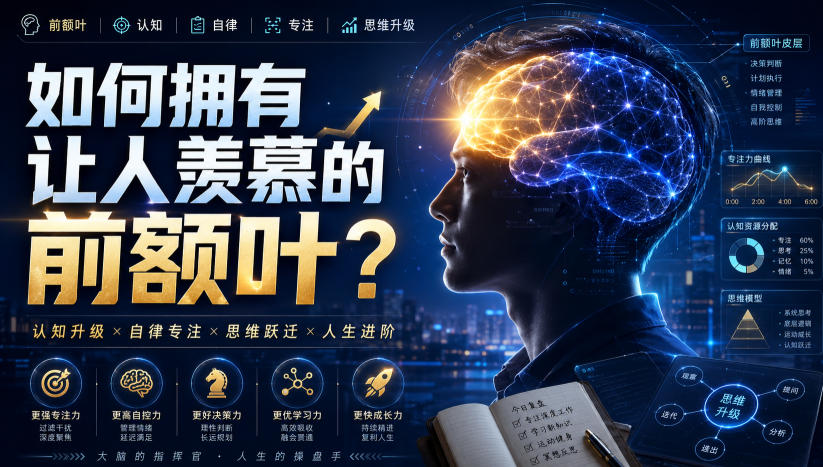 付费文：如何拥有让人羡慕的前额叶？-网创之家