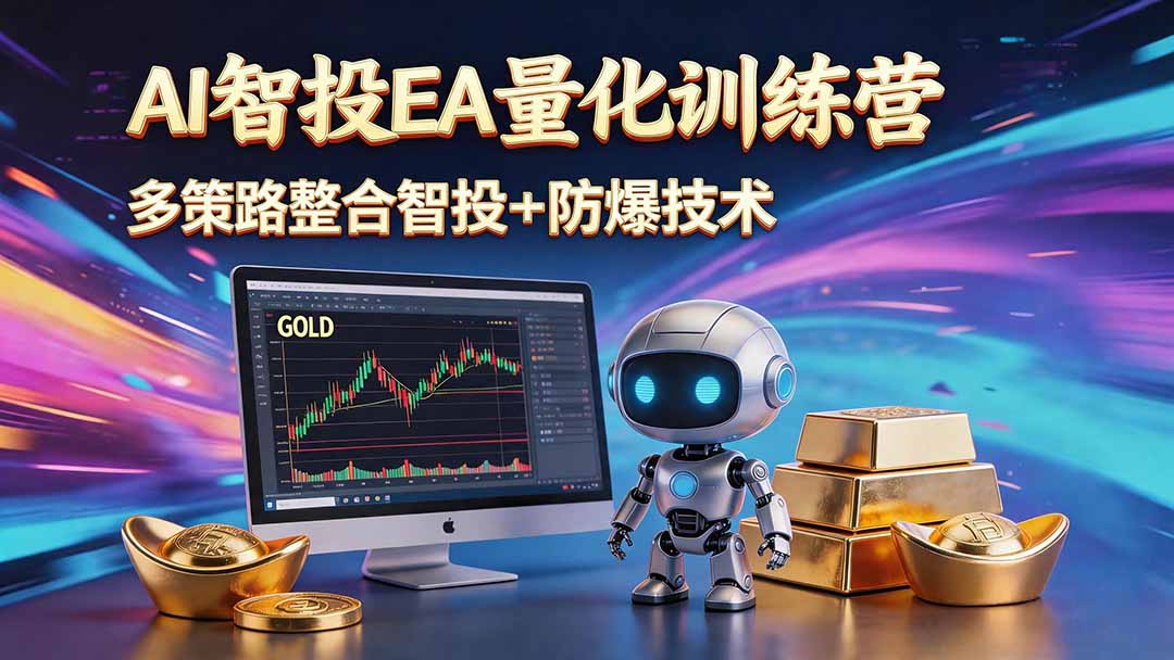 AI智投EA量化运营技术,自动化黄金操盘技术,小白也可以轻松上手日入1000+-网创之家