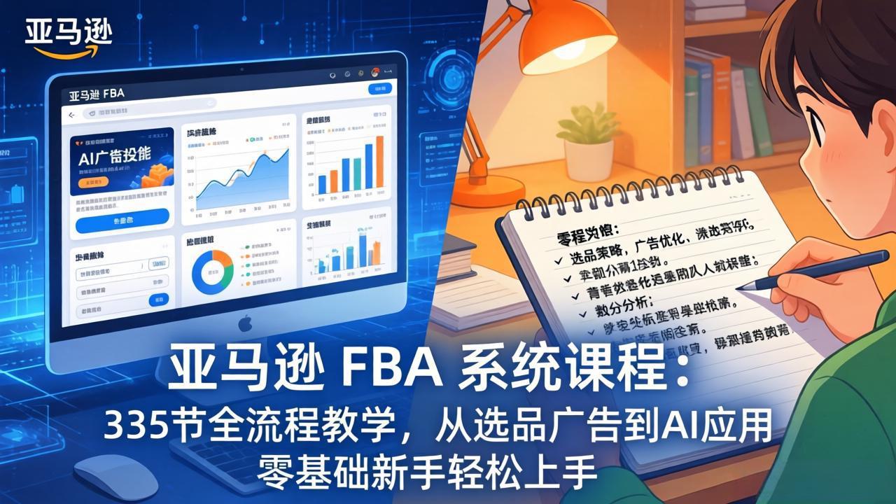 亚马逊 FBA 系统课程(更新26年3月-网创之家