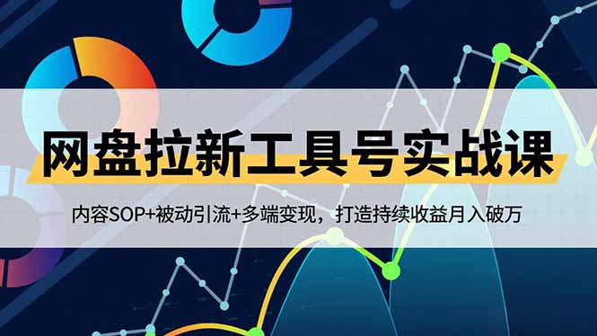 网盘拉新工具号实战课,内容SOP+被动引流+多端变现,打造持续收益月入破万-网创之家
