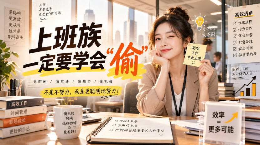 某社群精选付费文：上班族一定要学会“偷“-网创之家