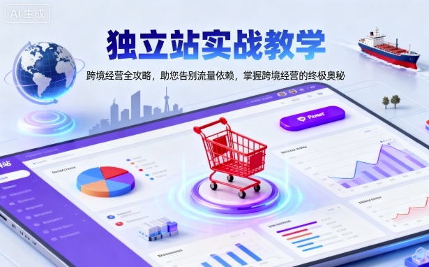 独立站实战教学,跨境经营全攻略,助您告别流量依赖,掌握跨境经营的终极奥-网创之家