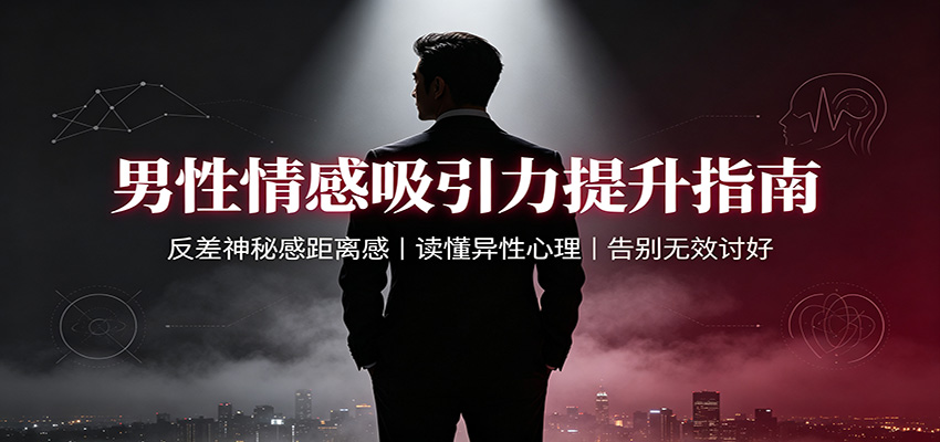 男性情感吸引力提升指南：反差神秘感距离感，读懂异性心理，告别无效讨好-网创之家