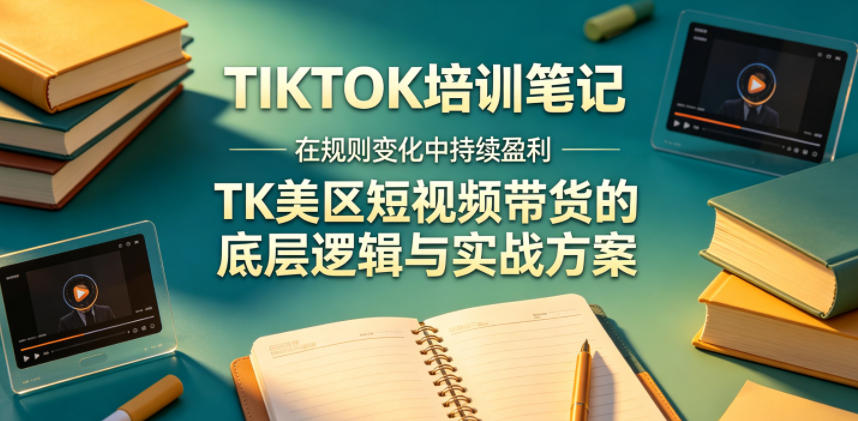 视界跨境TIKTOK4月17培训笔记，在规则变化中持续盈利，TK美区短视频带货的底层逻辑与实战方案【文档】-网创之家