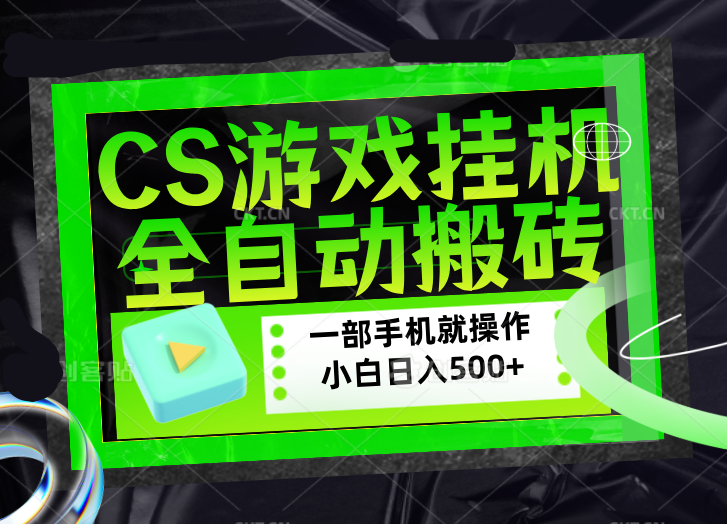 CSGO游戏挂机捡漏搬砖，超稳定的项目，带领1000+小白实现日入500+，数据可视频验证-网创之家