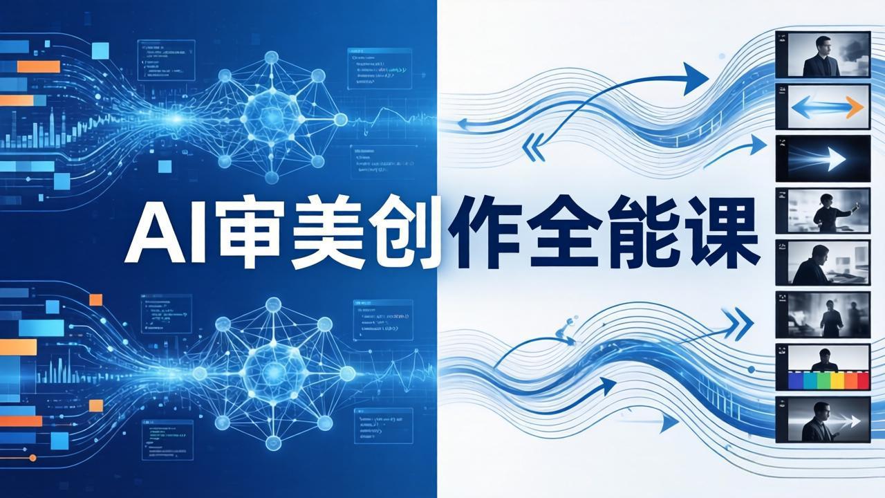AI审美创作全能课-更新0706：MJ+Seedance+模型训练+影视分镜+编剧，一站式掌握AI艺术创作-网创之家